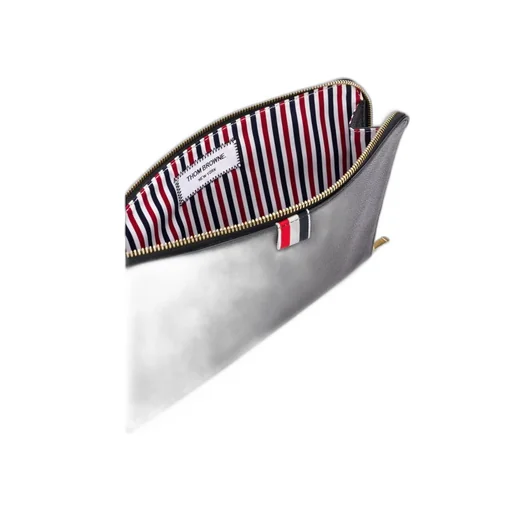 Thom Browne Rwb Striped Medium Clutch Bag