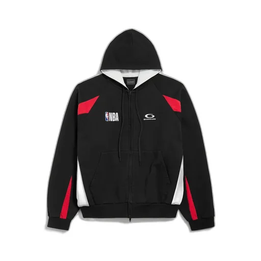 | Nba Collaboration Oversized Zip-Up Hoodie