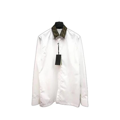 Fendi Long Sleeved Ff Jacquard Shirt