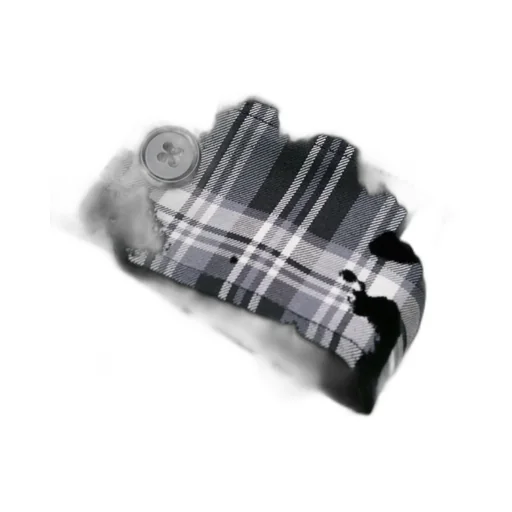 Flocked Plaid Shirt