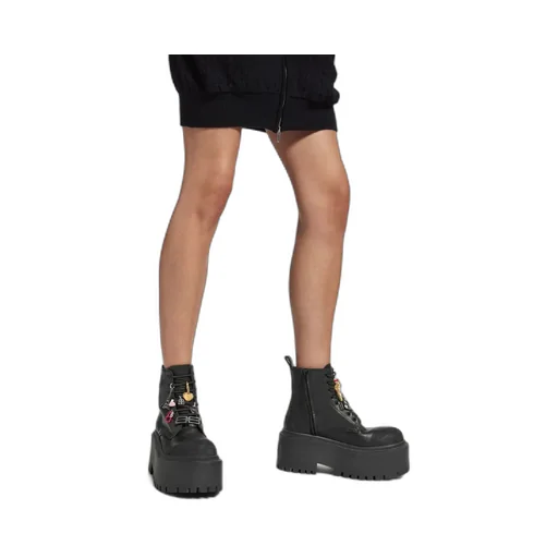 Strike Platform Bootie With Charms