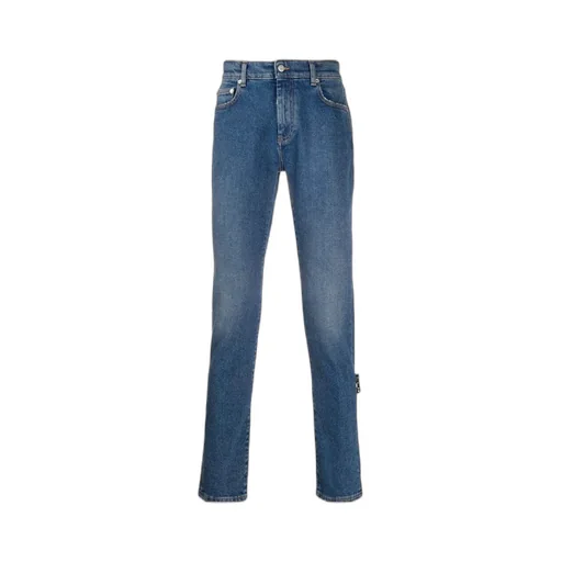 Logo Print Slim-Fit Jeans