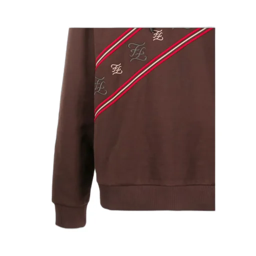 Ff Pattern Embroidered Sweater