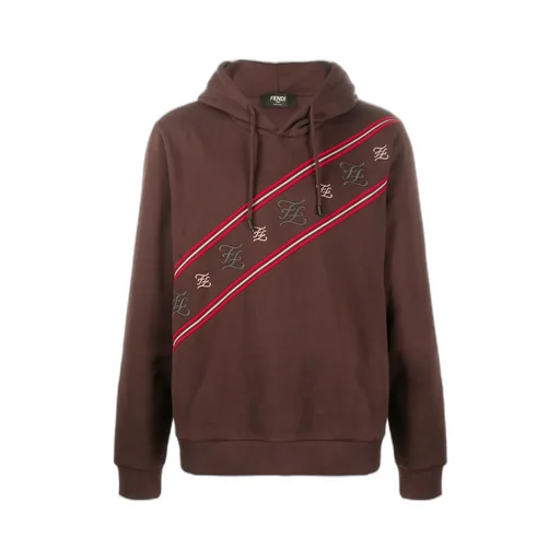Ff Pattern Embroidered Sweater