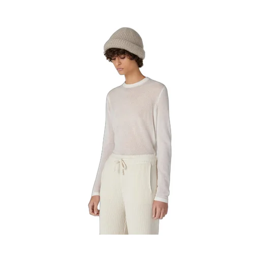 Round Collar Long Sleeve Sweater