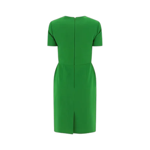 Elie Saab Cady Gathered Crewneck Dress