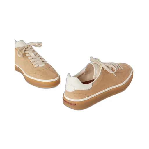 Loro Piana Low-Top Lace-Up Sneakers