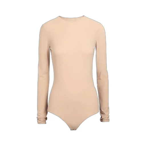 Maison Margiela Four-Stitch Long-Sleeve Bodysuit