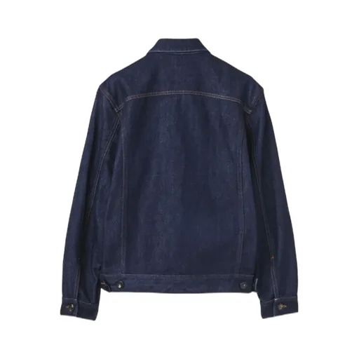Long-Sleeved Denim Coat