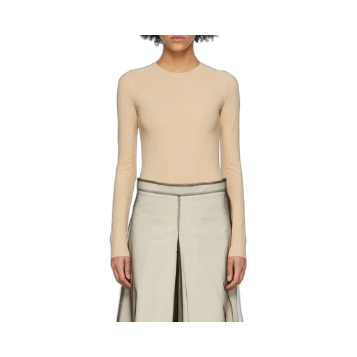 Maison Margiela Four-Stitch Long-Sleeve Bodysuit