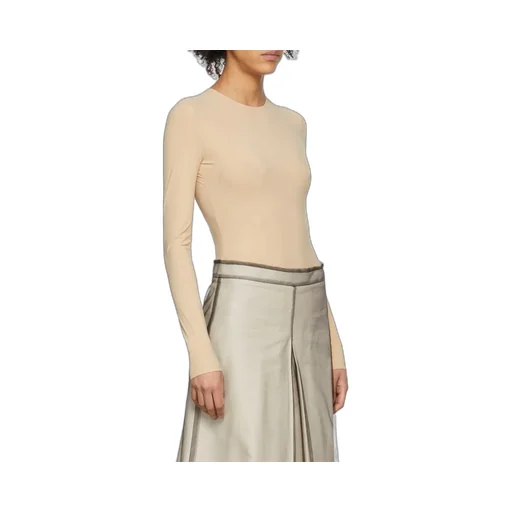 Maison Margiela Four-Stitch Long-Sleeve Bodysuit