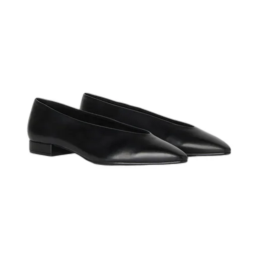 Loro Piana Rebecca Pointed-Toe Ballerina Shoes