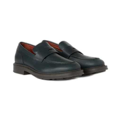 Travis Penny-Slot Leather Loafers
