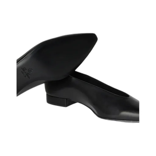 Loro Piana Rebecca Pointed-Toe Ballerina Shoes