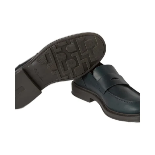 Travis Penny-Slot Leather Loafers