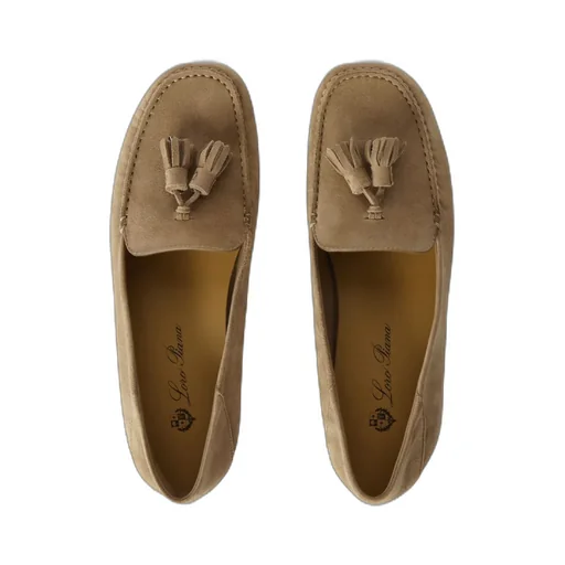 Loro Piana Tassel Detailed Slip-On Loafers