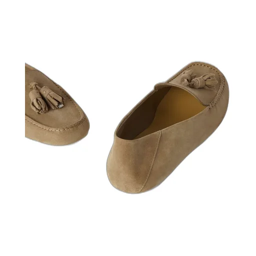 Loro Piana Tassel Detailed Slip-On Loafers