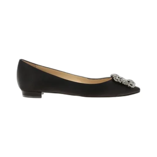 Hangisi Buckle-Detail Ballerina Shoes
