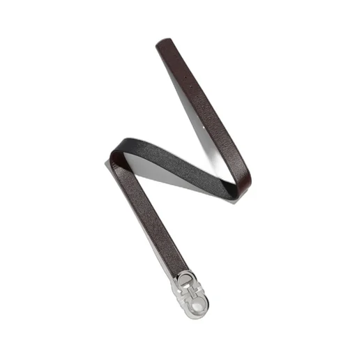 Double-Sided Adjustable Gancini Double Buckle Belt