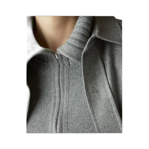 Half Zipper Long-Sleeved Sweater