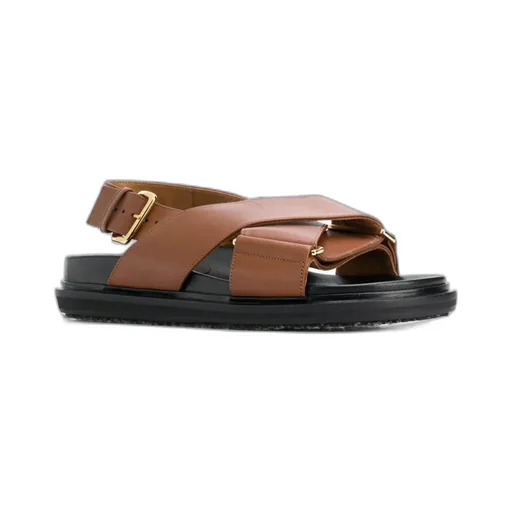 Marni Criss-Cross Fussbett Sandals