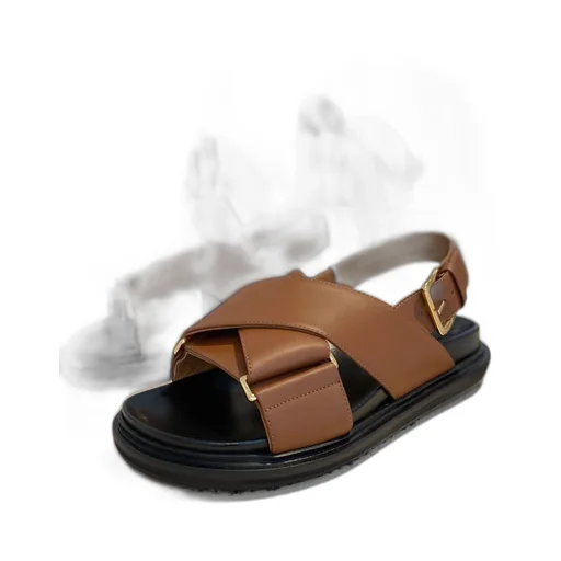 Marni Criss-Cross Fussbett Sandals