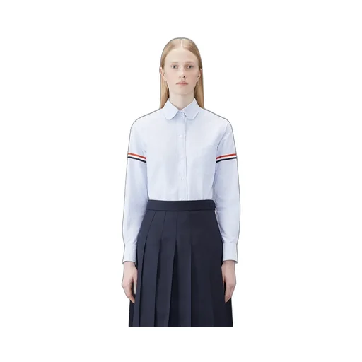 Thom Browne 4-Bar Striped Shirt