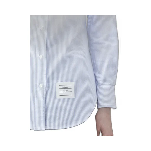 Thom Browne 4-Bar Striped Shirt