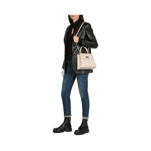 Furla 1927 Foldover Small Tote Bag