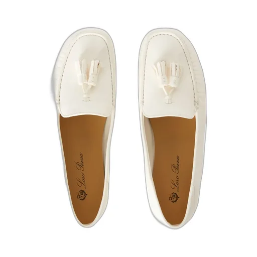 Loro Piana Tassel-Detailed Round Toe Loafers