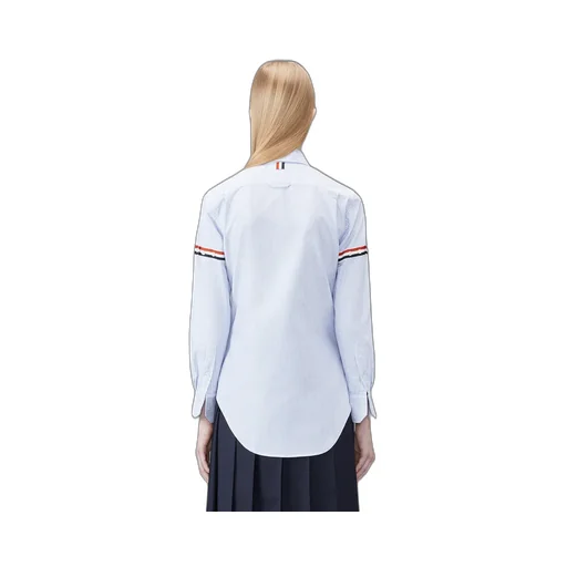Thom Browne 4-Bar Striped Shirt