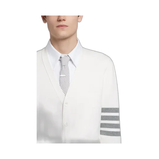 Thom Browne 4-Bar V-Neck Cardigan