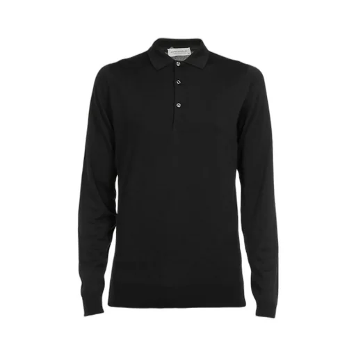John Smedley Belper Long-Sleeved Polo Shirt