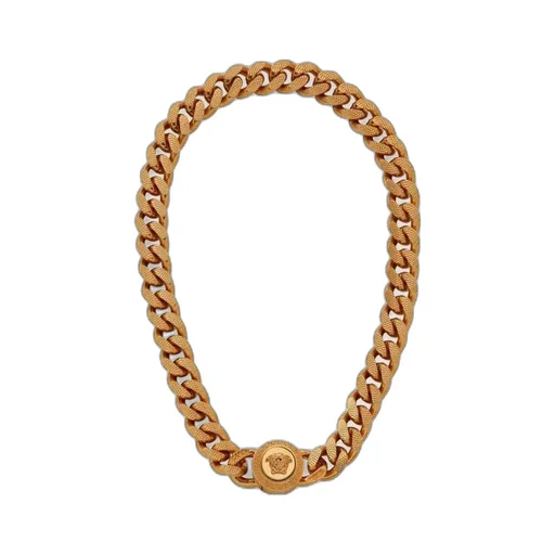 Medusa Chain-Link Necklace