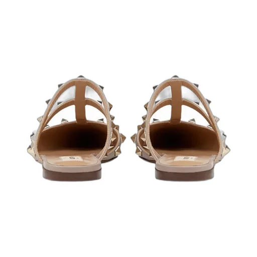 Valentino Garavani Rockstud Pointed Toe Slip-On Mules