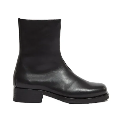 Black Cuban Ankle Boots