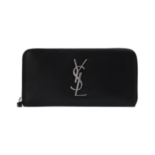 Saint Laurent Monogram Zip Around Wallet