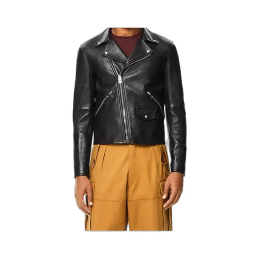 Loewe Leather Biker Jacket