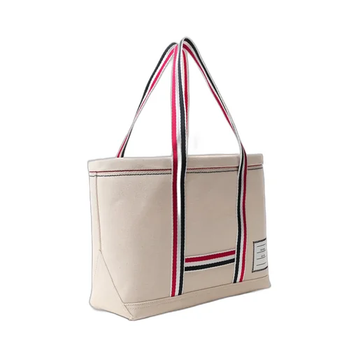 Thom Browne Striped Detail Tote Bag