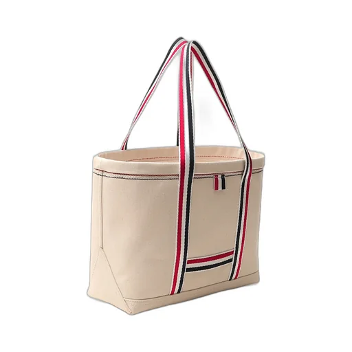 Thom Browne Striped Detail Tote Bag