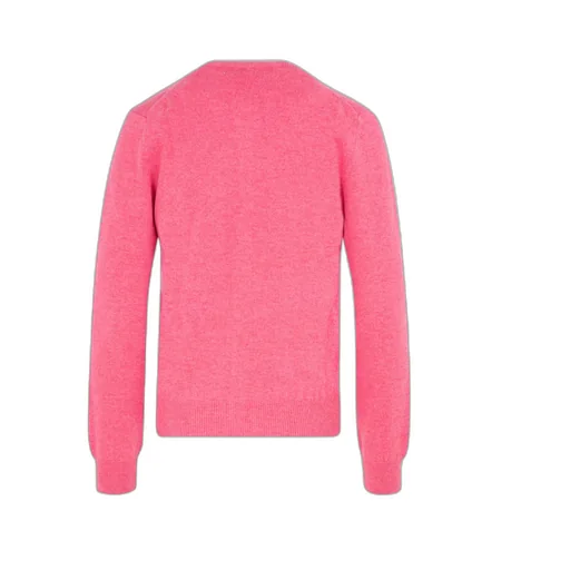 Overlapping Heart Wool Cardigan