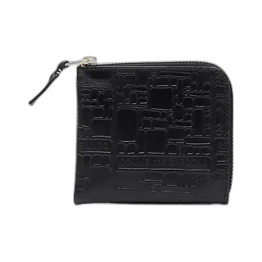 Comme Des Garons Wallet Embossed Compact Wallet