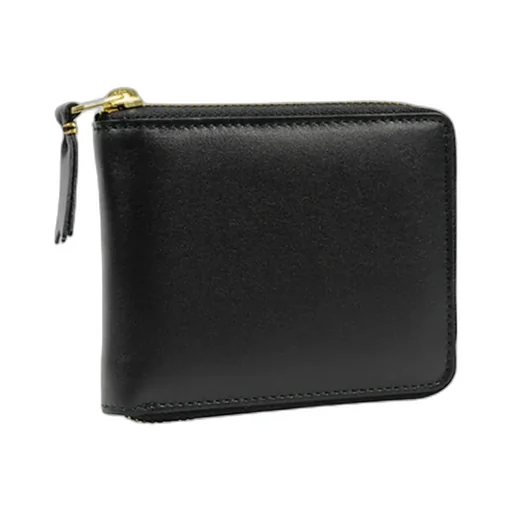 Zip-Up Leather Wallet