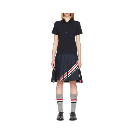 Rwb-Stripe Polo Dress