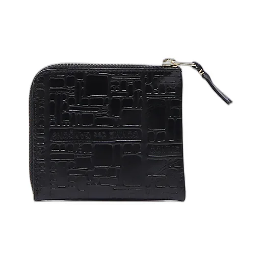 Comme Des Garons Wallet Embossed Compact Wallet