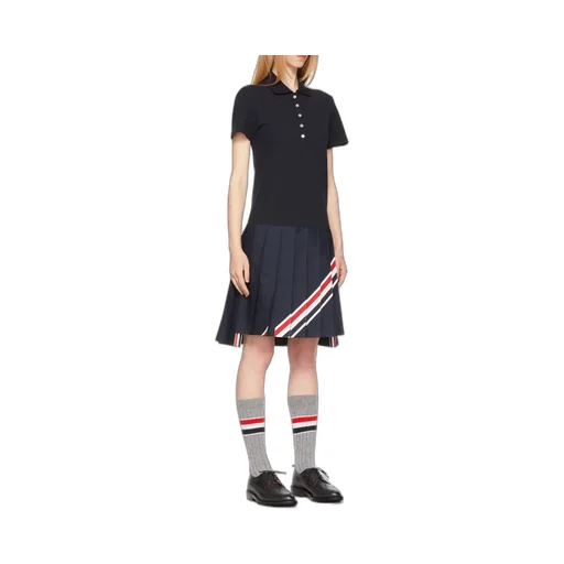 Rwb-Stripe Polo Dress