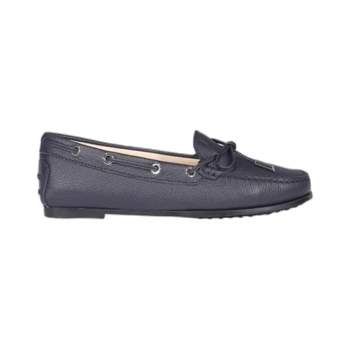 Lace-Up Round-Toe Moccasins