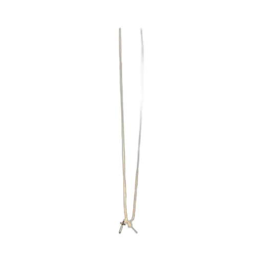 Double Cross Pendant Necklace