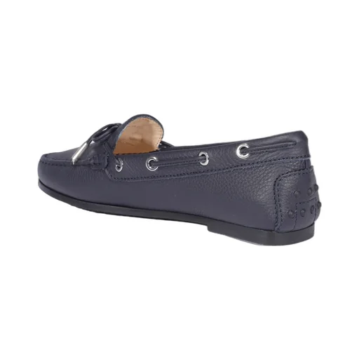 Lace-Up Round-Toe Moccasins