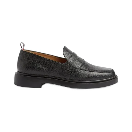 Thom Browne Penny Bar Almond Toe Loafers
